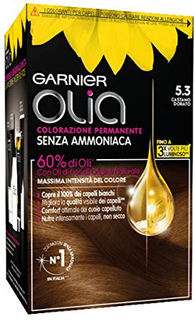 Garnier Olia Dauerhafte Färbung, 5.3 Braungold