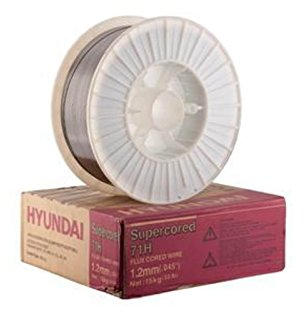 Hyundai Welding Supershield 11 Fülldraht-Elektrode selbstschützend zum gaslosen Schweißen von mittelfesten und hochfesten Stählen VPE: 2kg