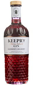 Keepr's Honey Gin - Gin Infused with British Raspberry & Honey- 37.5% ABV, 70cl Bottle