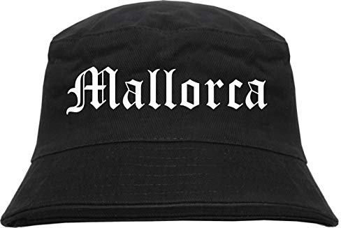 HB_Druck Mallorca Fischerhut - Bucket Hat L/XL Schwarz