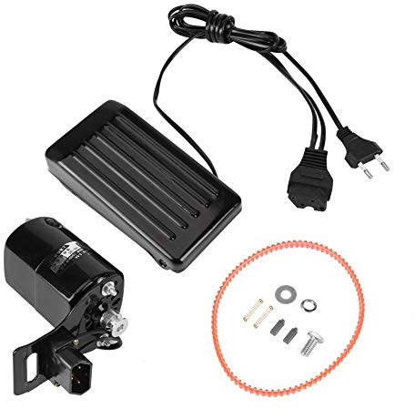 Nähmaschinenmotor & Fußpedalsteuerung Ersatz für Heimnähen, elektrisch, schwarz