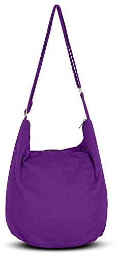 Your Cozy Borsa a tracolla da donna, borsa a tracolla da donna, borsa a tracolla, Lilla, Einheitsgröße