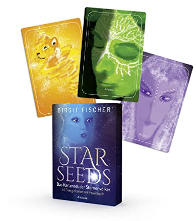 Starseeds – Das Kartenset der Sternenvölker: 44 Energiekarten mit Praxisbuch (208 Seiten)