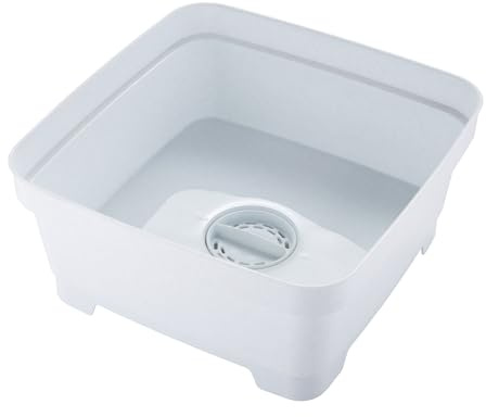 Minky Washing Up Bowl with Sink Plug, 11L Multipurpose Basin, UK Made