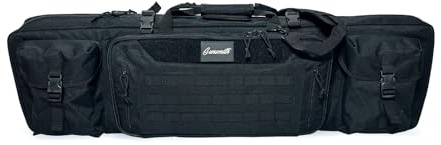 Gunsmith Gun Tac 2 Taktische Waffentasche Futteral mit Rucksackfunktion für Zwei Langwaffen (schwarz)