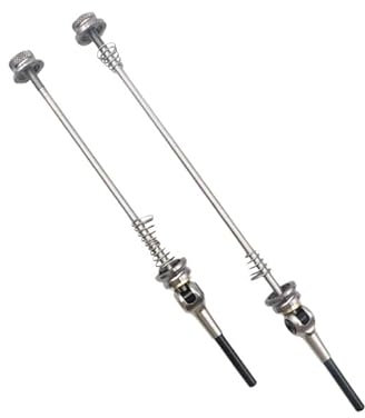 wanhaoaony Schnellspanner Titan Ti Quick Release Spieß for Mountainbikes MTB Fahrrad Radfahren Radnabe QR Spieß Hebel Leichte Rennrad Teile Schnellspanner Fahrrad (Color : Light Grey)