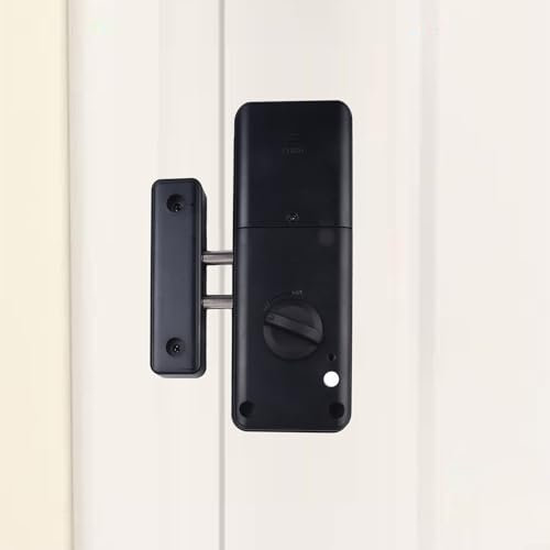 Cerradura de puerta de madera, cerradura de puerta de entrada de huellas dactilares, cerradura de puerta invisible inteligente Tuya, cerradura inteligente con teclado táctil para el hogar, hotel,