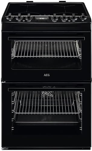 CIX6540ACB SurroundCook 600mm Double Electric Cooker Induction Hob Black