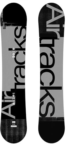 Airtracks Freeride Freestyle - Tabla de snowboard para hombre (165 cm), color plateado