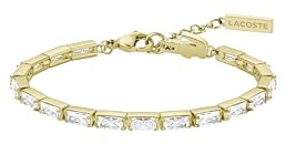 Lacoste Armband für Damen Kollektion DUCHESS aus Edelstahl mit Klaren, Regenbogen- oder Grünen Kristallen