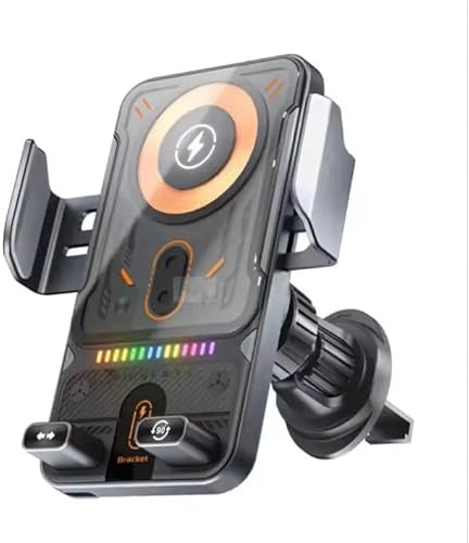 15W Wireless Car Charger Mount, Auto-Clamp Air Vent Phone Holder