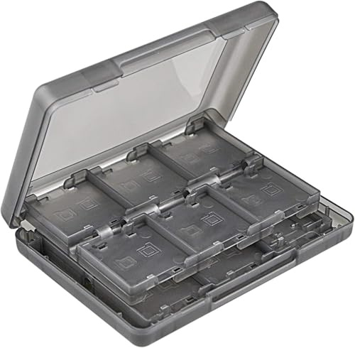 Black 26-in-1 Game Holder Case Fits up to 22 Games 2 SD Cards 2 Micro SD/TF Cards and 2 Stylus Pens for New 3DS / 3DS XL / 3DS LL