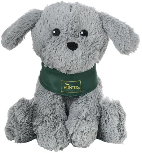 HUNTER Jubiläumshundespielzeug Bielefeld, weiches Plüschtier Halstuch, Kuscheltier & Spielzeug für Hunde, mit Squeaker, ideal zum Spielen & Schmusen, waschbar bei 30°C