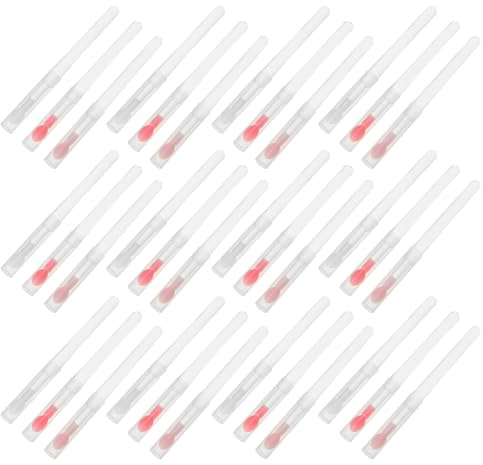 Anneome 60 St Silikon Läppborstar med Lock Återanvändbara Läppbalsamapplikatorer för Läppstift och Läppglans Hygienisk Design med Skyddande Hätta Smidig Silikonspets för Enkel Blandning