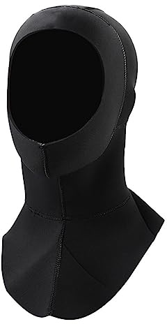 MIMEITOPA 3 tamaños Keepdiving 3MM Neopreno cálido Buceo Snorkel Gorra Capucha Deportes acuáticos Accesorio (SG)