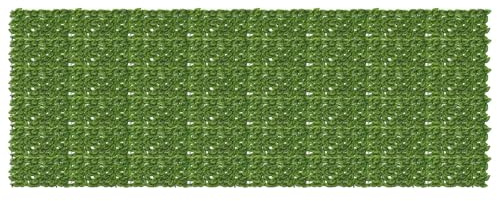 vidaXL Balkonsichtschutz mit Blättern Grün und Gelb 400 x 150 cm
