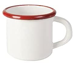 IBILI POTE Bordeaux 8 CM, Stainless Steel, Bianco/Rosso