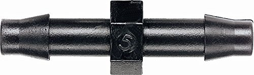 Antelco 4mm Barbed Straight Joiner for 4mm Irrigation/Hydroponics Pipe, Pack of 10