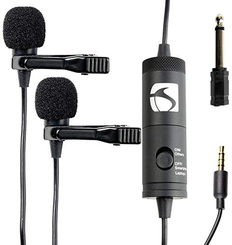 Industry Standard Sound ISSLM200 Lavalier Microphone for Iphone and Android, Smartphones, Tablets and Nikon Cameras