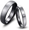 NUNCAD Paar Ringe Eheringe 4mm 6mm breit, Wolfram Ring Herren/Damen grau-schwarz für Hochzeit, Verlobung, Alltag und Hobby, Größe 57 (18.1) (4mm mit Zirkonia)