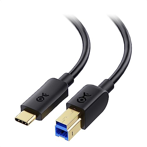 Cable Matters USB C to USB B Cable 2m(USB B to USB C Cable, USB C to B/USB-C to USB B Cable) in Black
