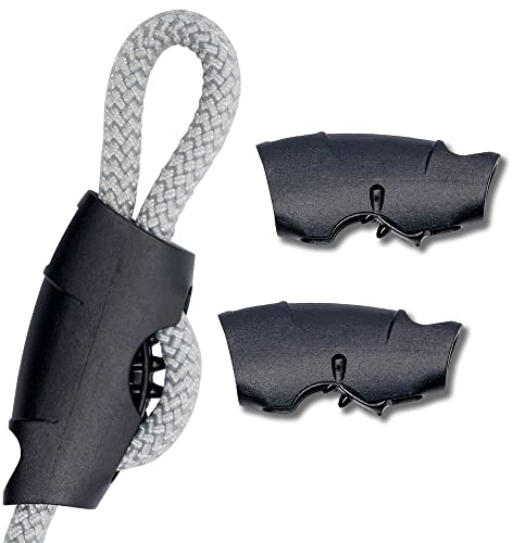 Toldoro 2 Super Sharky Abrazaderas de Cable de 8 mm, Abrazaderas de Cuerda, Tensor Cuerda tendedero, Accesorios para Barcos de Vela, tensores para toldos