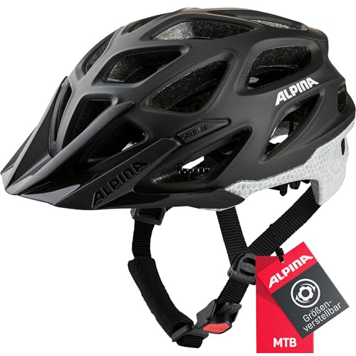 ALPINA MYTHOS REFLECTIVE - Reflektierender, Optimal Sichtbarer & Sicherer Fahrradhelm Mit Fliegennetz Für Erwachsene