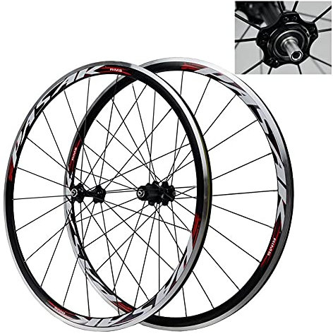 QHY 28 Zoll Laufradsatz Fahrrad C/V-Profil Hohlkammer 700C Felge Schwarz Fixed Gear Wheel Schwarz 30 Mm (Bestes Für: Klettern & Sprinten) (Color : Red)