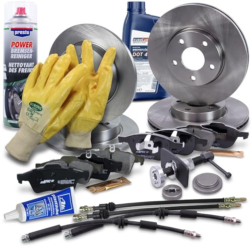 ATEC Germany Bremsenset inkl. Bremsscheiben Vorne Ø 278 mm Belüftet + | Kompatibel mit: FORD C-MAX, FOCUS C-MAX, FOCUS II, FOCUS II Stufenheck, FOCUS II Turnier