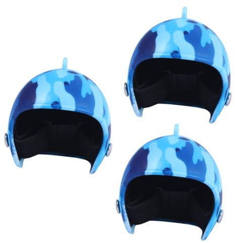 Kisangel 3stücke Hühnerhelm Für Kleine Haustiere Einstellbare Sicherheitskappe Für Vögel Lustige Kopfbedeckung Camouflage-Design Schützt Kopf Von Hühnern Und Anderen Geflügelarten