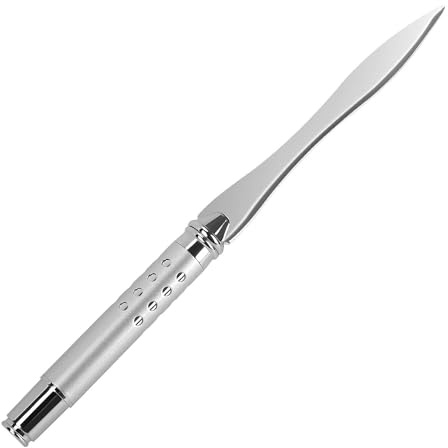 Handtag Rostfritt Stål Brevöppnare Kniv Split Arkiv Brevpapper Påsar Bärbart Handtag Kuvertöppnare För Skolan Hem Arbete Användning