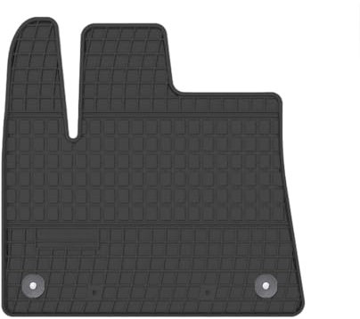 Wielganizator Automatte – Passend für Toyota ProAce City Verso 2018- – Gummimatte – Autozubehör - Auto Fußmatten – Fußmatte Auto – 1 – schwarz