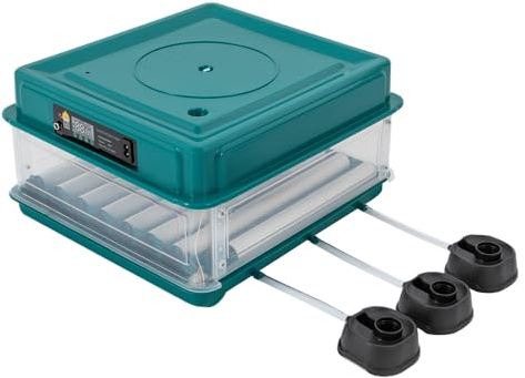 banborba 38 Eier Brutautomat Vollautomatisch Brutmaschine, Intelligenter Inkubator, inkubatoren für geflügeleier, mit Automatische Temperaturregelung, Automatischem Eierdrehen, LED-Licht