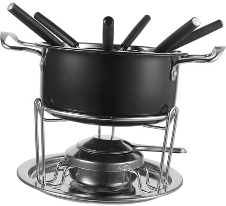 Ciieeo Chocolate Melting Oven for Cheese Fondue Stainless Steel Baking Tool for DIY Chocolate Melting and Hot Pot Heating