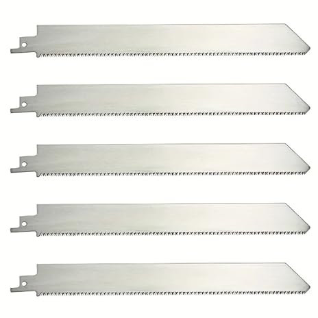 1/5/10pcs 22,9 cm 16TPI lama per sega alternativa non verniciata a denti fini in acciaio inox lame per sega (1 pz)