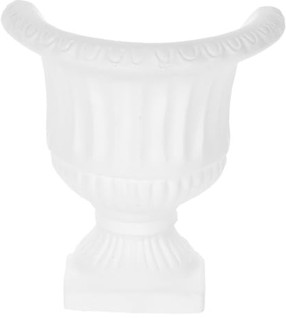 DECOMELODY Vase Mural Plâtre Vintage Pot De Fleurs Unique Décoratif pour Intérieur Sculpture Murale Aesthétique pour Salon Et Maison Rétro