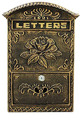 Buzón de Correo para Interiores y Exteriores, buzón Vertical de Pared, Estilo Vintage, para Correo Comercial o doméstico.