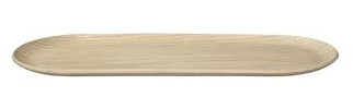 blomus Tablett -BAKI- | Serviertablett aus FSC Holz | Farbe Oak | Größe M 36x14 cm | Dekotablett für Küche & Wohnzimmer