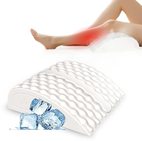 ANORM Leg Recovery Pillow - Deep Cold & Hot Therapy for Circulation and Pain Relief, RLS, Cramps, Sorness, Edema, Swollen - Long-Lasting & Deep Penetrating