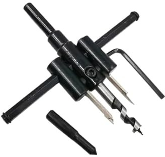 1 pz 120/200/300 mm apri foro regolabile trapano for rami fresa for fori circolari sega a tazza circolare tipo aeronautico punta elicoidale for legno strumento(120mm)