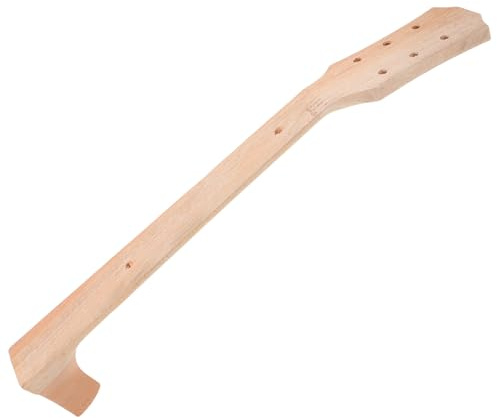 Hals für Akustikgitarre, 41 Zoll, Klassische Form für Gitarrenbauer | Beige, Stabile Halsstruktur, Universelle Passform, Verschleißfest, für Akustikgitarre und 41-zoll Klassikmodelle