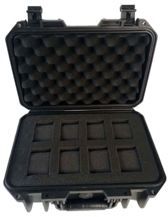 Wzmzjy Estuche de Almacenamiento Portátil Caja, Modelo 272012, Estuche De Transporte Portátil con Espuma Protectora para 8 Relojes