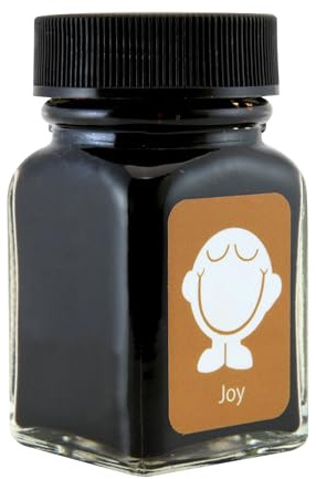 Monteverde USA Emotions Fountain Pen Ink - Joy Sepia - Vibrant Calligraphy Ink Inspired by Emotions, 30ml Bottle