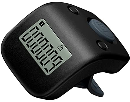 ULTECHNOVO Gebet Digital Tasbih Chanting Counter Digital Tasbih Tally Clicker Tally Zählen Zum Drehen Tragbarer Elektronischer Zähler Silikagel Schwarz Rotierende