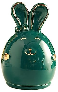 Palillero Dispensador Caja de palillos de dientes creativa nórdica, contenedor de almacenamiento en forma de conejo, soporte for palillos de dientes, organizador for el hogar, sala de estar, tubo for