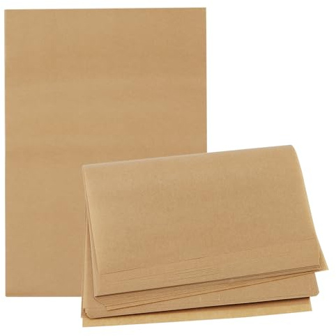 SENJEOK 400 PCS 8 x 12 Inch Parchment Paper Sheets, Unbleached Precut Parchment Paper Sheets for Baking