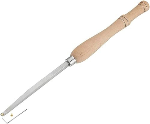 BomDog Ciseau, Outils de Tournage Du Bois À Pointe Creuse En Carbure, Outil de Ciseau de Tour Avec Coupe-Insert Rond En Carbure, Grattoir À Gouge/A/T1