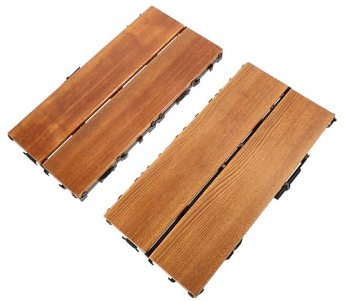 Holzboden wasserdichte Bodenfliesen Terrassenplatten aus Holz Balkonfliesen Terrassenfliesen aus Holz Balkonboden draussen Keramikfliesen Holzdeck Ziegel Ölen Pinus sylvestris