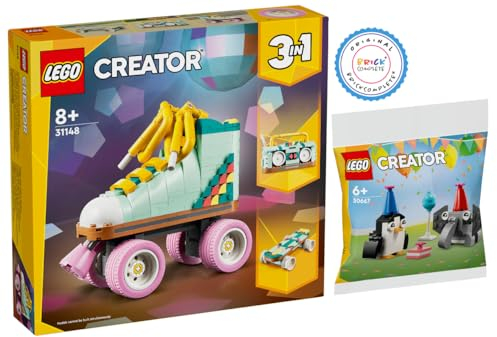 Lego Creator Set: 31148 Rollschuh & 30667 Geburtstagsparty der Tiere