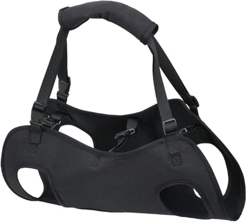 Taicols Imbracatura di trasporto per cani, supporto e recupero delle gambe degli animali, supporto per cani per scale, imbracatura di sollevamento, zaino di emergenza (L)